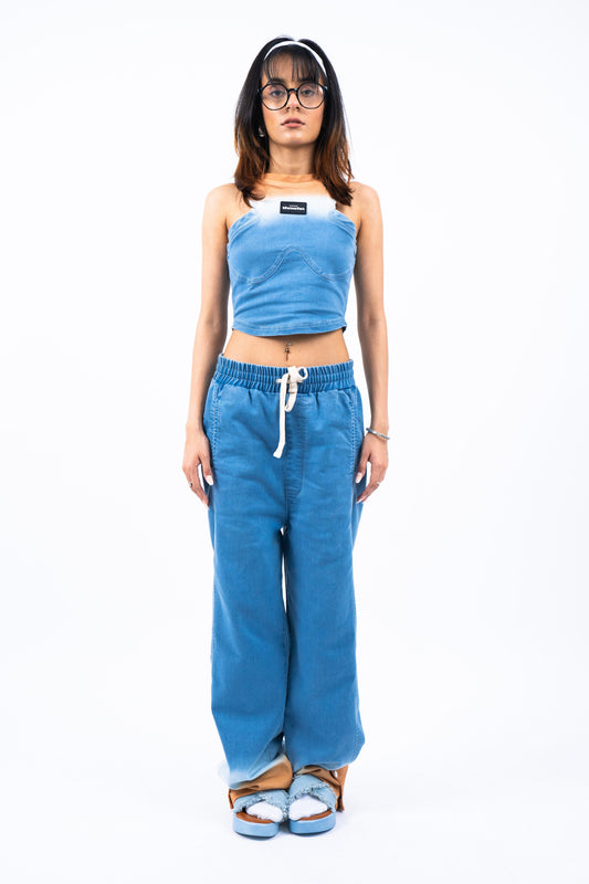 Blue Macchiato Women's Co-ord Set
